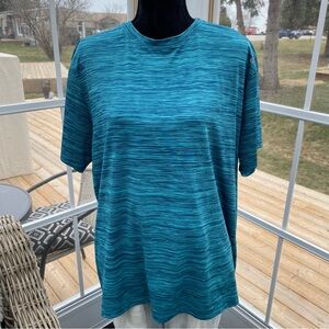 Reebok Blue Short Sleeve Athletic Tee